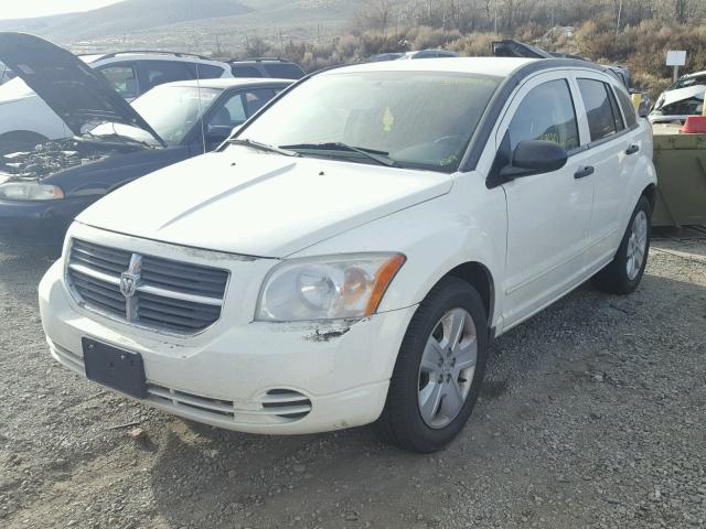 1B3HB48B27D558169 - 2007 DODGE CALIBER SX WHITE photo 2