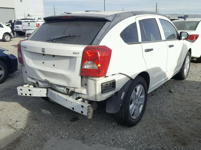 1B3HB48B27D558169 - 2007 DODGE CALIBER SX WHITE photo 4