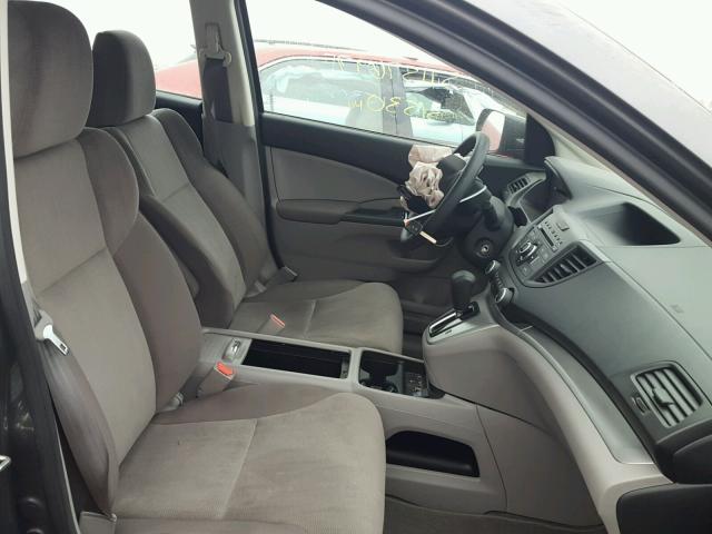 2HKRM4H31EH724890 - 2014 HONDA CR-V LX GRAY photo 5