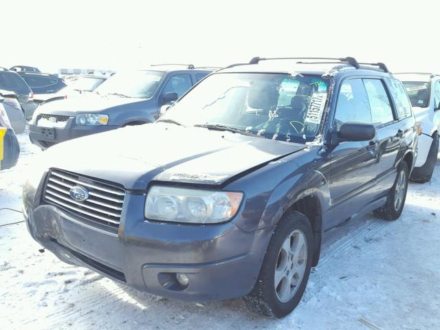 JF1SG63698H705261 - 2008 SUBARU FORESTER 2 BLUE photo 2