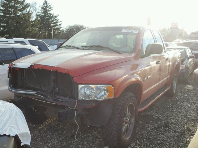 1D7HU18DX3S346155 - 2003 DODGE RAM 1500 S RED photo 2