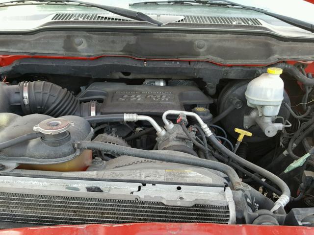 1D7HU18DX3S346155 - 2003 DODGE RAM 1500 S RED photo 7