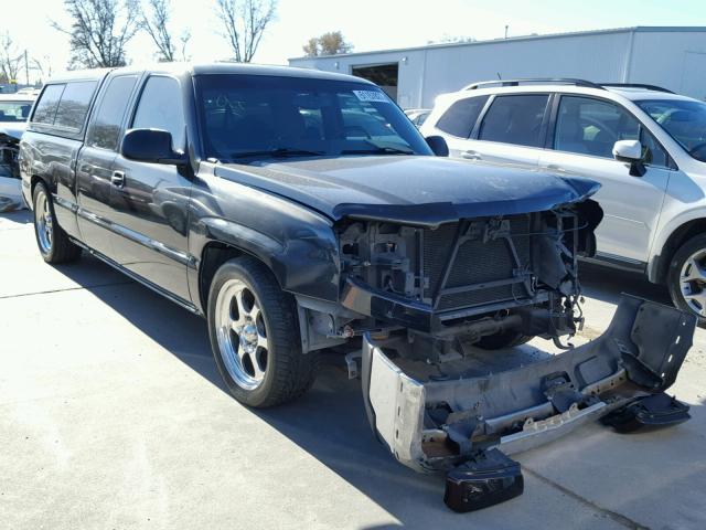 2GCEC19V931169671 - 2003 CHEVROLET SILVERADO BLACK photo 1