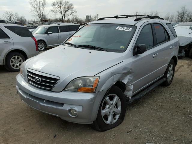 KNDJD736875687792 - 2007 KIA SORENTO EX Gümüş foto 2