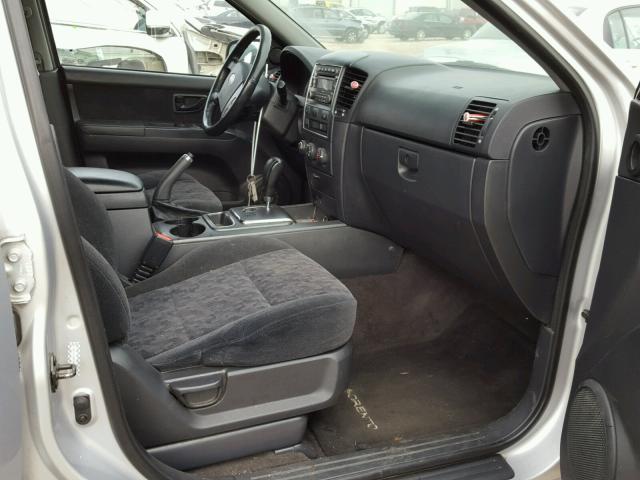 KNDJD736875687792 - 2007 KIA SORENTO EX Gümüş foto 5