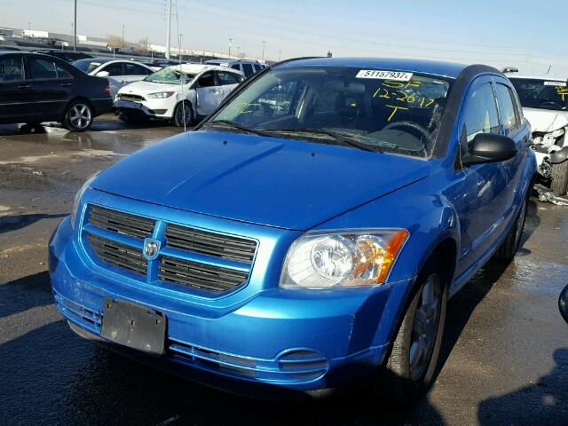 1B3HB28B38D662112 - 2008 DODGE CALIBER BLUE photo 2