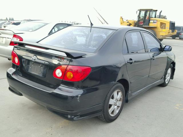 1NXBR32E44Z315578 - 2004 TOYOTA COROLLA CE BLACK photo 6