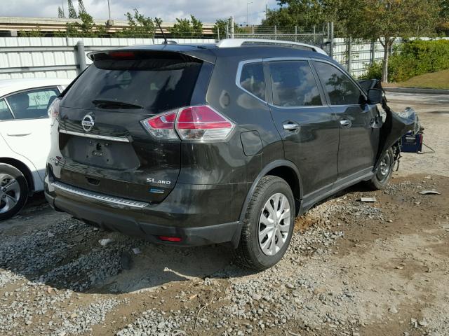 5N1AT2MV1EC775373 - 2014 NISSAN ROGUE S GREEN photo 4