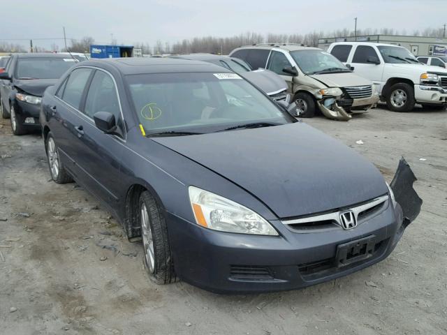 1HGCM66546A064599 - 2006 HONDA ACCORD EX GRAY photo 1