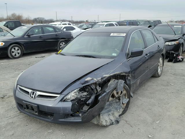 1HGCM66546A064599 - 2006 HONDA ACCORD EX GRAY photo 2