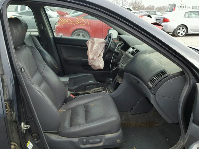 1HGCM66546A064599 - 2006 HONDA ACCORD EX GRAY photo 5