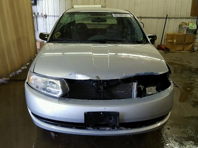 1G8AJ52F64Z139237 - 2004 SATURN ION LEVEL SILVER photo 9