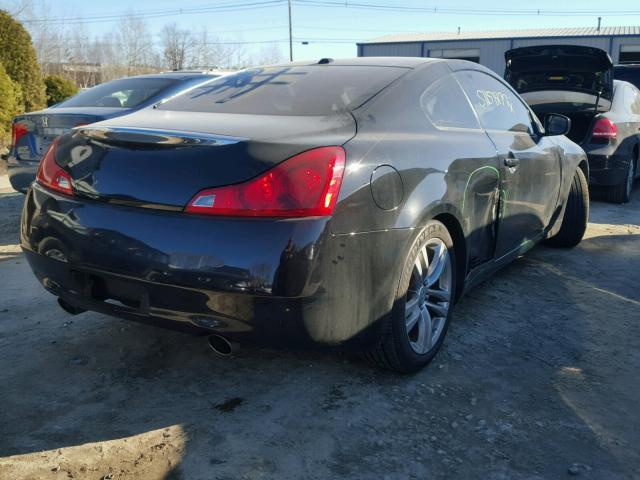 JNKCV64E58M124520 - 2008 INFINITI G37 BASE BLACK photo 4