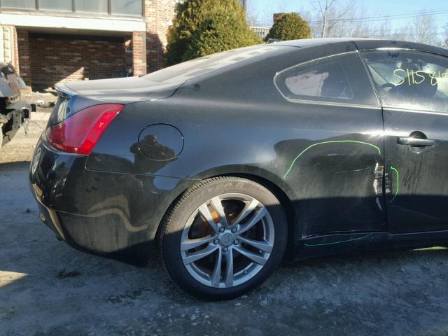 JNKCV64E58M124520 - 2008 INFINITI G37 BASE BLACK photo 9