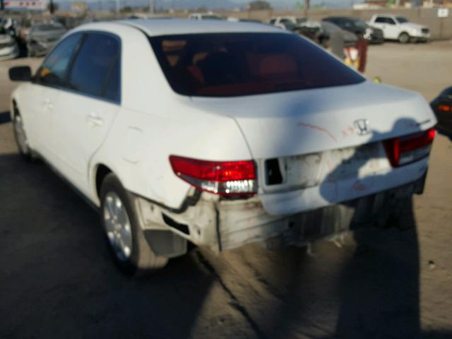 1HGCM56334A136852 - 2004 HONDA ACCORD LX WHITE photo 3