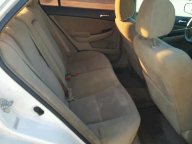 1HGCM56334A136852 - 2004 HONDA ACCORD LX WHITE photo 6