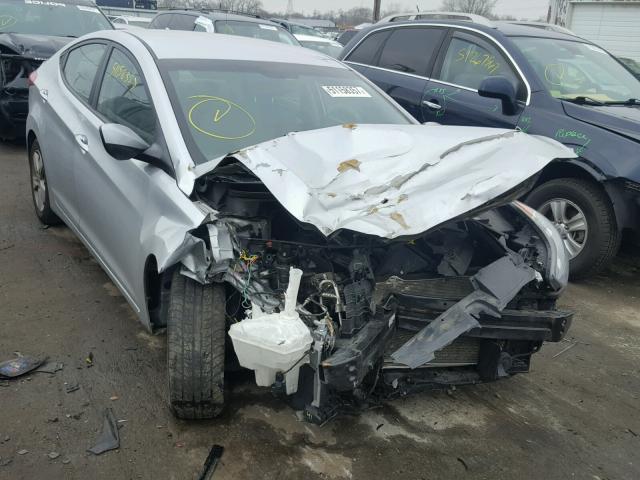 5NPDH4AE7DH367692 - 2013 HYUNDAI ELANTRA GL SILVER photo 1