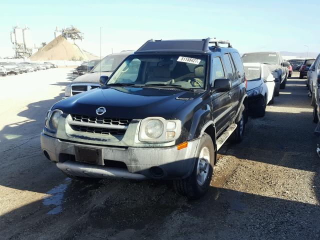 5N1ED28T72C572779 - 2002 NISSAN XTERRA XE BLACK photo 2