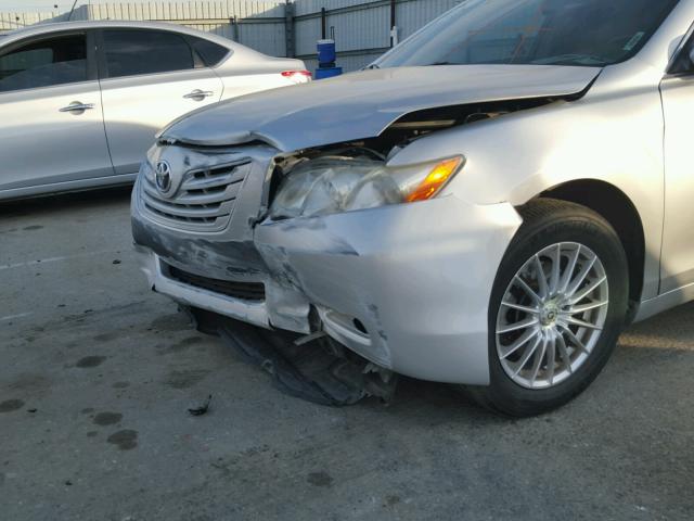 4T4BE46K78R022951 - 2008 TOYOTA CAMRY CE SILVER photo 9