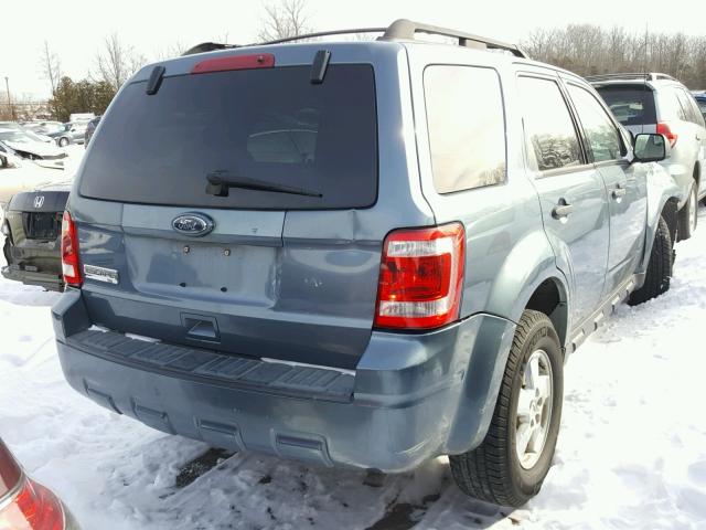 1FMCU9D78AKC47894 - 2010 FORD ESCAPE XLT BLUE photo 4