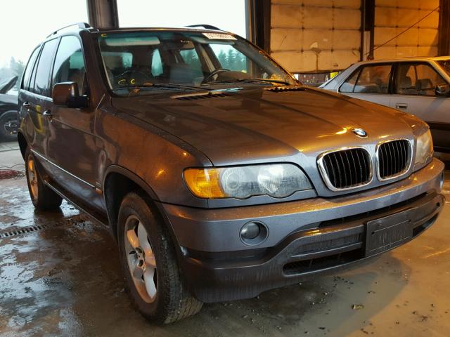 5UXFA53542LP47094 - 2002 BMW X5 3.0I GRAY photo 1