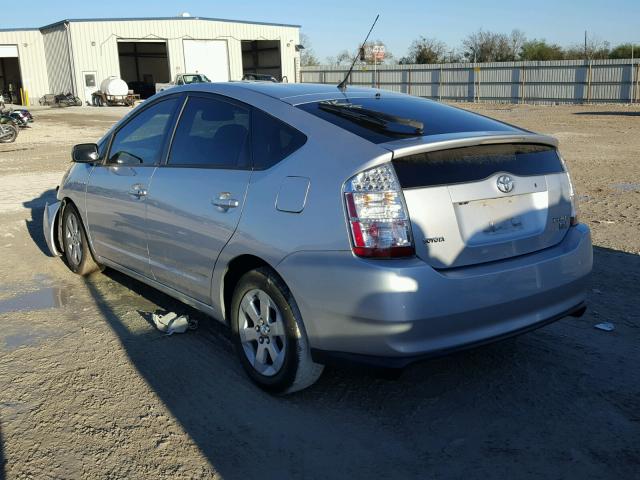 JTDKB20U263168232 - 2006 TOYOTA PRIUS SILVER photo 3