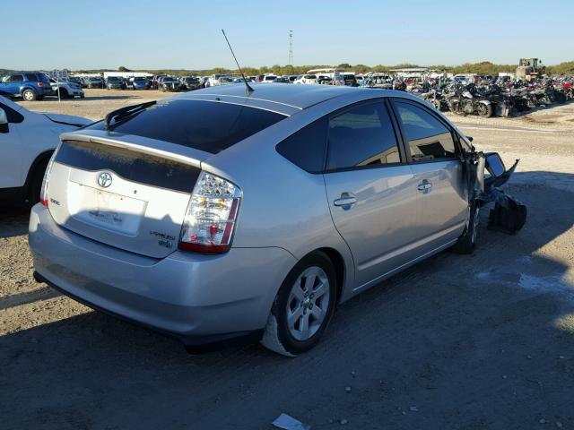 JTDKB20U263168232 - 2006 TOYOTA PRIUS SILVER photo 4