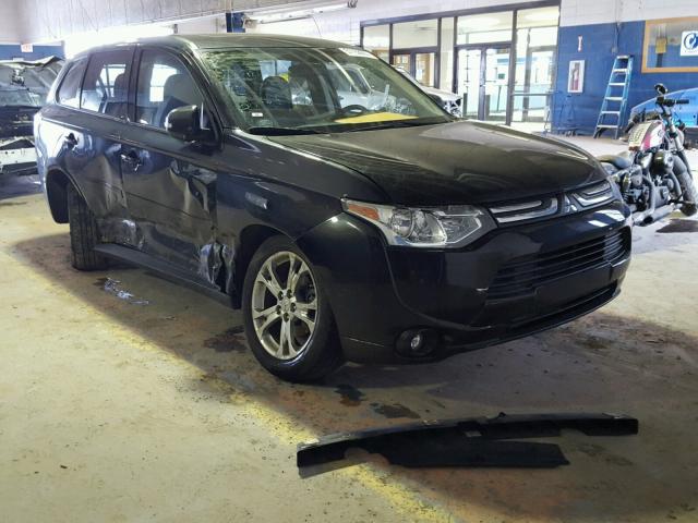 JA4AD3A35EZ009227 - 2014 MITSUBISHI OUTLANDER BLACK photo 1