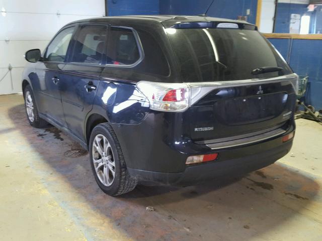 JA4AD3A35EZ009227 - 2014 MITSUBISHI OUTLANDER BLACK photo 3