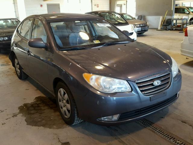 KMHDU46D68U395194 - 2008 HYUNDAI ELANTRA GL GRAY photo 1