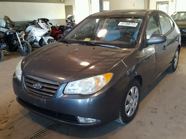 KMHDU46D68U395194 - 2008 HYUNDAI ELANTRA GL GRAY photo 2