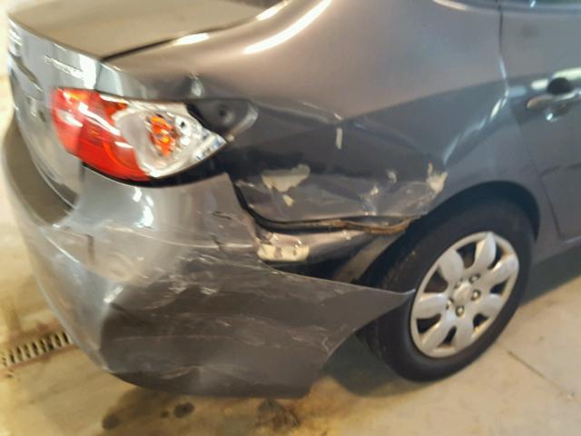 KMHDU46D68U395194 - 2008 HYUNDAI ELANTRA GL GRAY photo 9