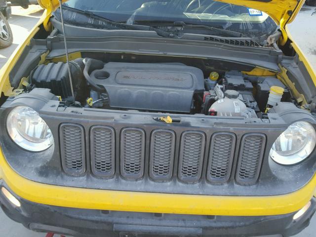 ZACCJBCT3FPB93176 - 2015 JEEP RENEGADE T YELLOW photo 7