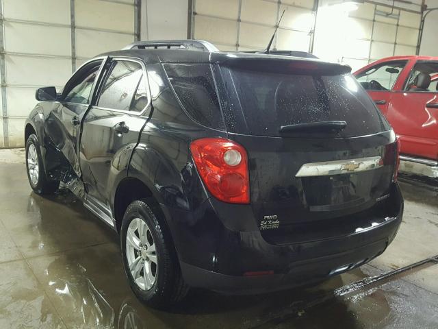 2GNFLEEK2C6149683 - 2012 CHEVROLET EQUINOX LT BLACK photo 3