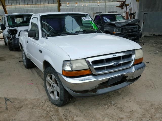 1FTYR10C2XPA76474 - 1999 FORD RANGER WHITE photo 1