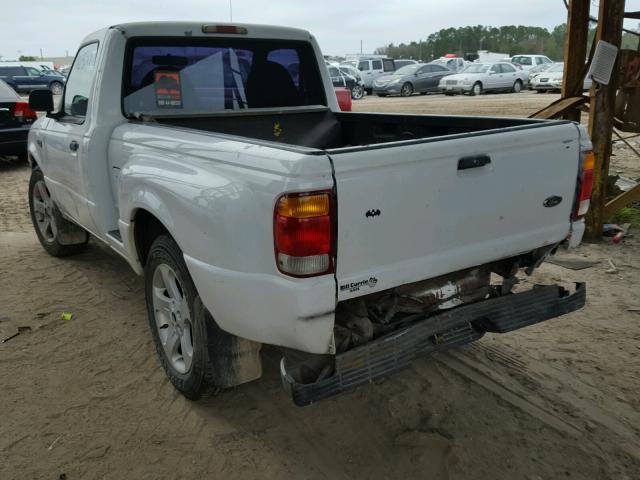 1FTYR10C2XPA76474 - 1999 FORD RANGER WHITE photo 3