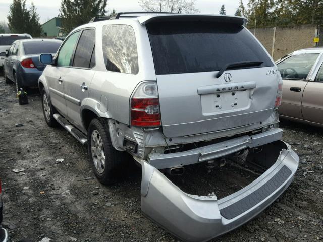 2HNYD18995H530268 - 2005 ACURA MDX TOURIN SILVER photo 3