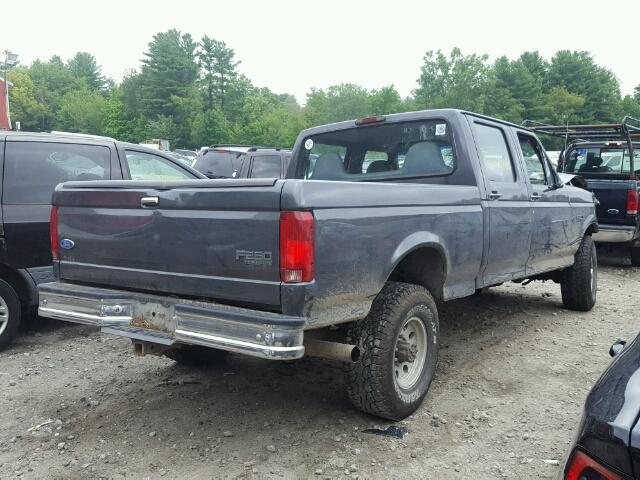 1FTHW26F4VED08792 - 1997 FORD F250 RED photo 4