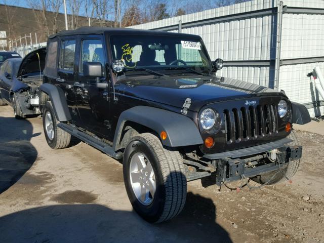 1C4BJWDG8DL689824 - 2013 JEEP WRANGLER U BROWN photo 1
