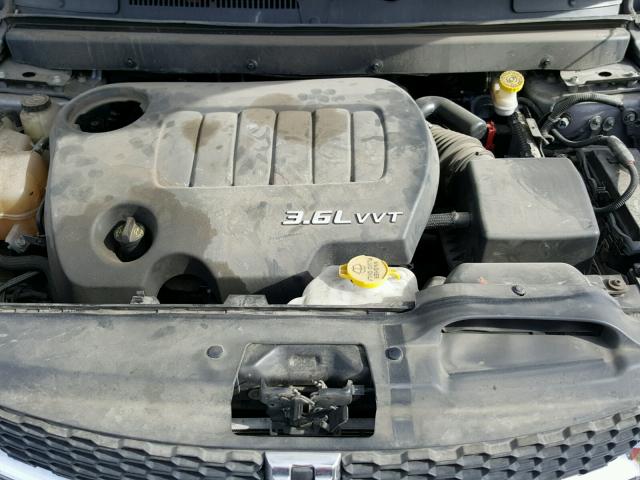 3C4PDCBGXFT701753 - 2015 DODGE JOURNEY SX SILVER photo 7