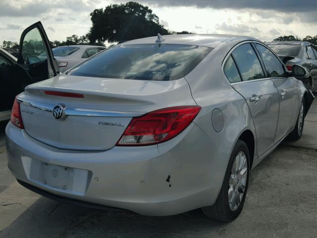 2G4GS5ER9D9232262 - 2013 BUICK REGAL PREM SILVER photo 4