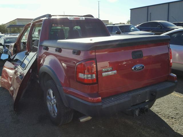 1FMEU31KX7UA09203 - 2007 FORD EXPLORER S 红色 照片 3