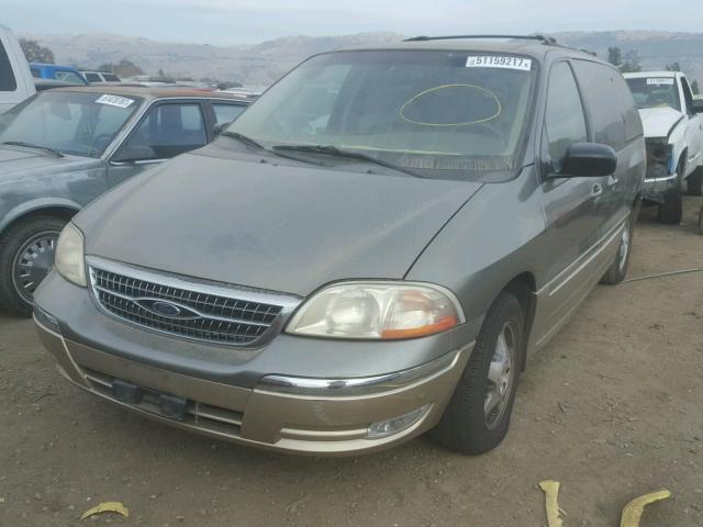 2FMZA5347YBB55814 - 2000 FORD WINDSTAR S GREEN photo 2