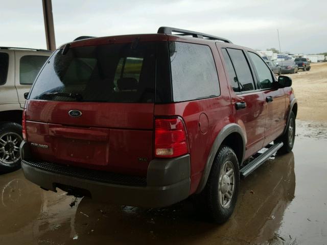 1FMZU72E52UC06869 - 2002 FORD EXPLORER X RED photo 4