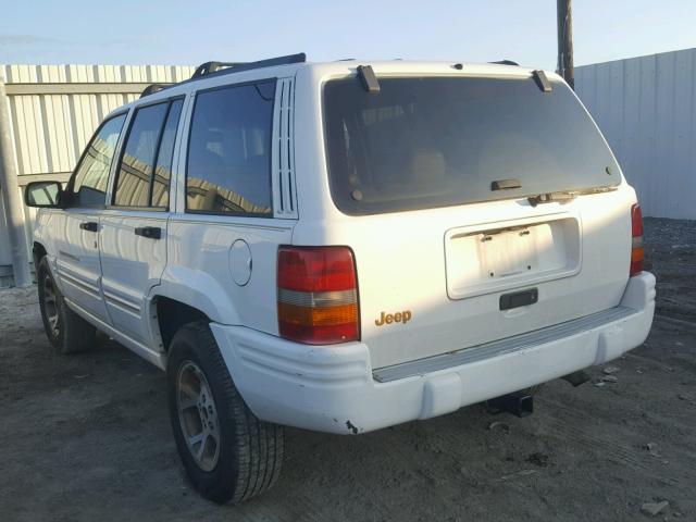 1J4FX48S7WC229179 - 1998 JEEP GRAND CHER WHITE photo 3