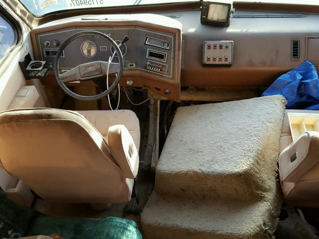 1GBKP37W6H3319384 - 1987 KOMF MOTORHOME TAN photo 9