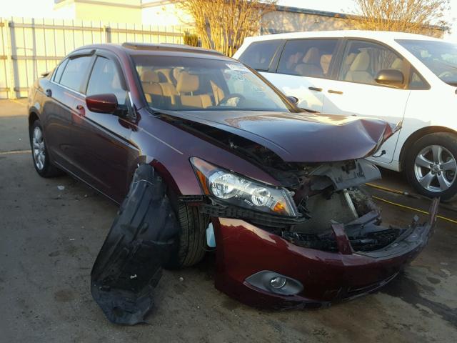 1HGCP2F70AA083208 - 2010 HONDA ACCORD EX BURGUNDY photo 1