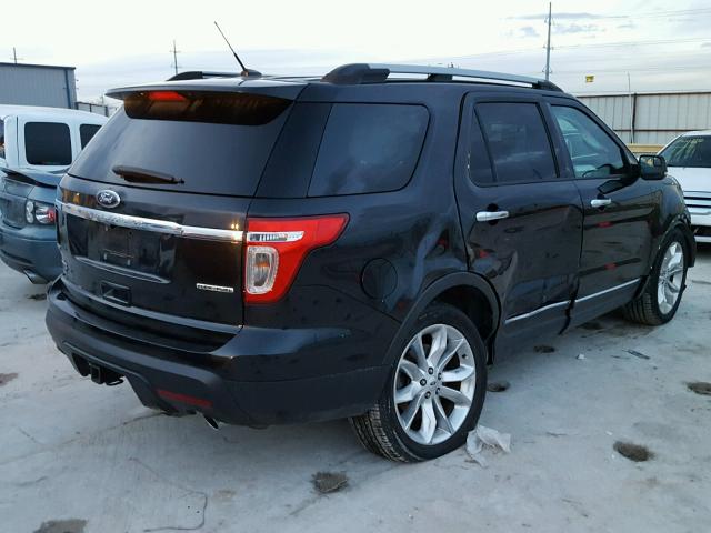 1FM5K7D8XDGB52627 - 2013 FORD EXPLORER X BLACK photo 4