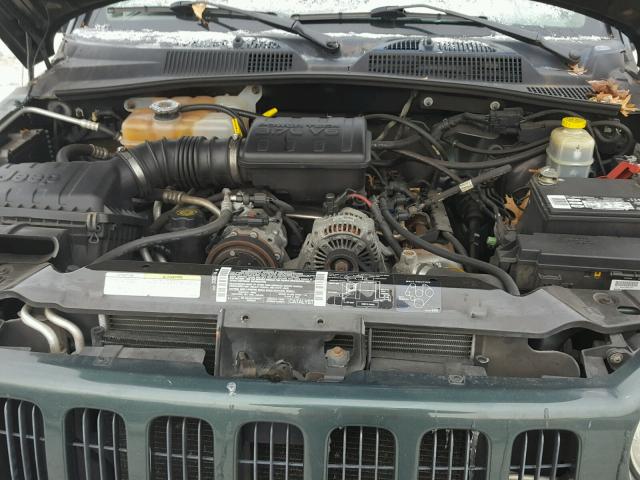1J4GL48K52W257412 - 2002 JEEP LIBERTY SP GREEN photo 7