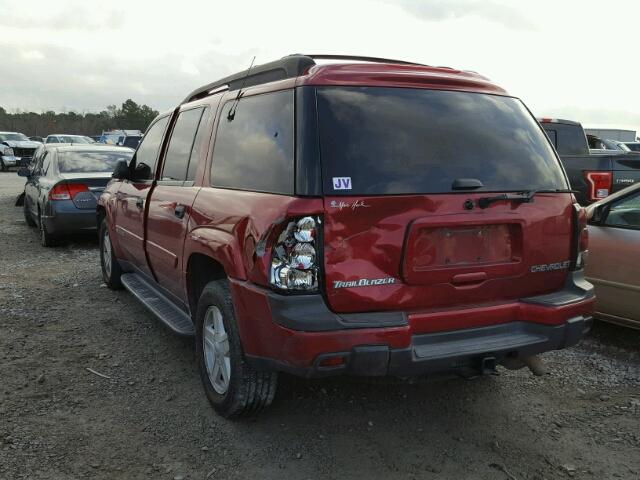 1GNES16S436136140 - 2003 CHEVROLET TRAILBLAZE RED photo 3